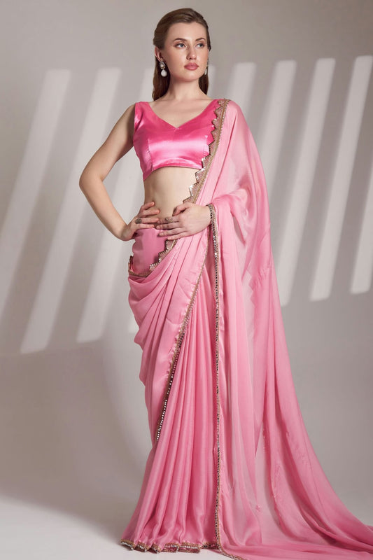 Baby-Pink-Colour-Chiffon-Saree-VSSD1112748