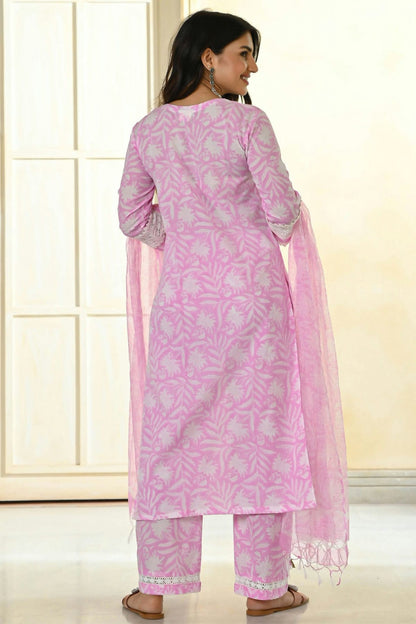 Baby Pink Colour Cotton Stitched Salwar Suit VSSS1112032