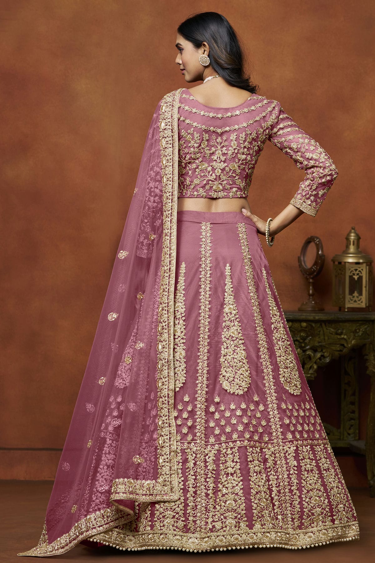 Baby Pink Colour Net Lehenga Choli