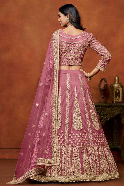 Baby Pink Colour Net Lehenga Choli