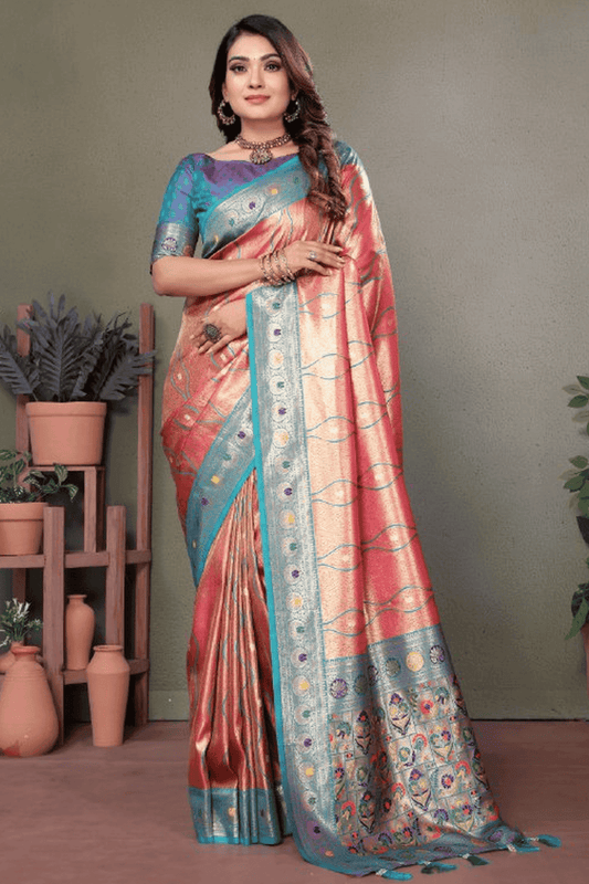 Baby-Pink-Colour-Woven-Work-Pure-Banarasi-Tissue-Silk-Traditional-Saree-VSSD1250325