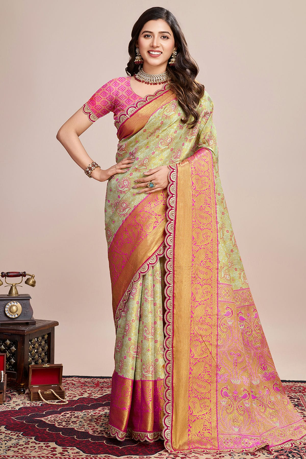 Beige-Colour-Soft-Silk-Saree-VSSD1112759