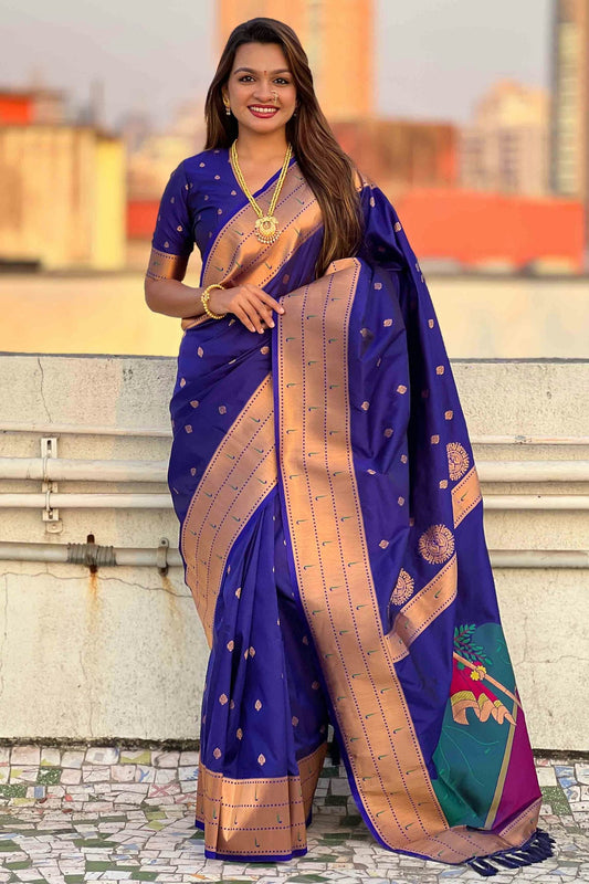 Blue-Colour-Soft-Silk-Traditional-Saree-VSSD1112674