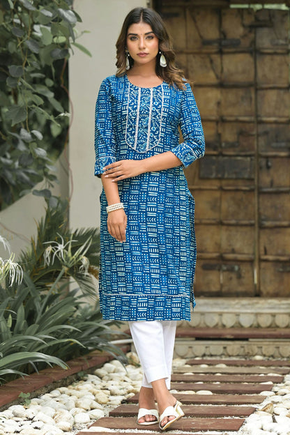 Blue-Colour-Stitched-Cotton-Top-and-Bottom-VSTP1112388