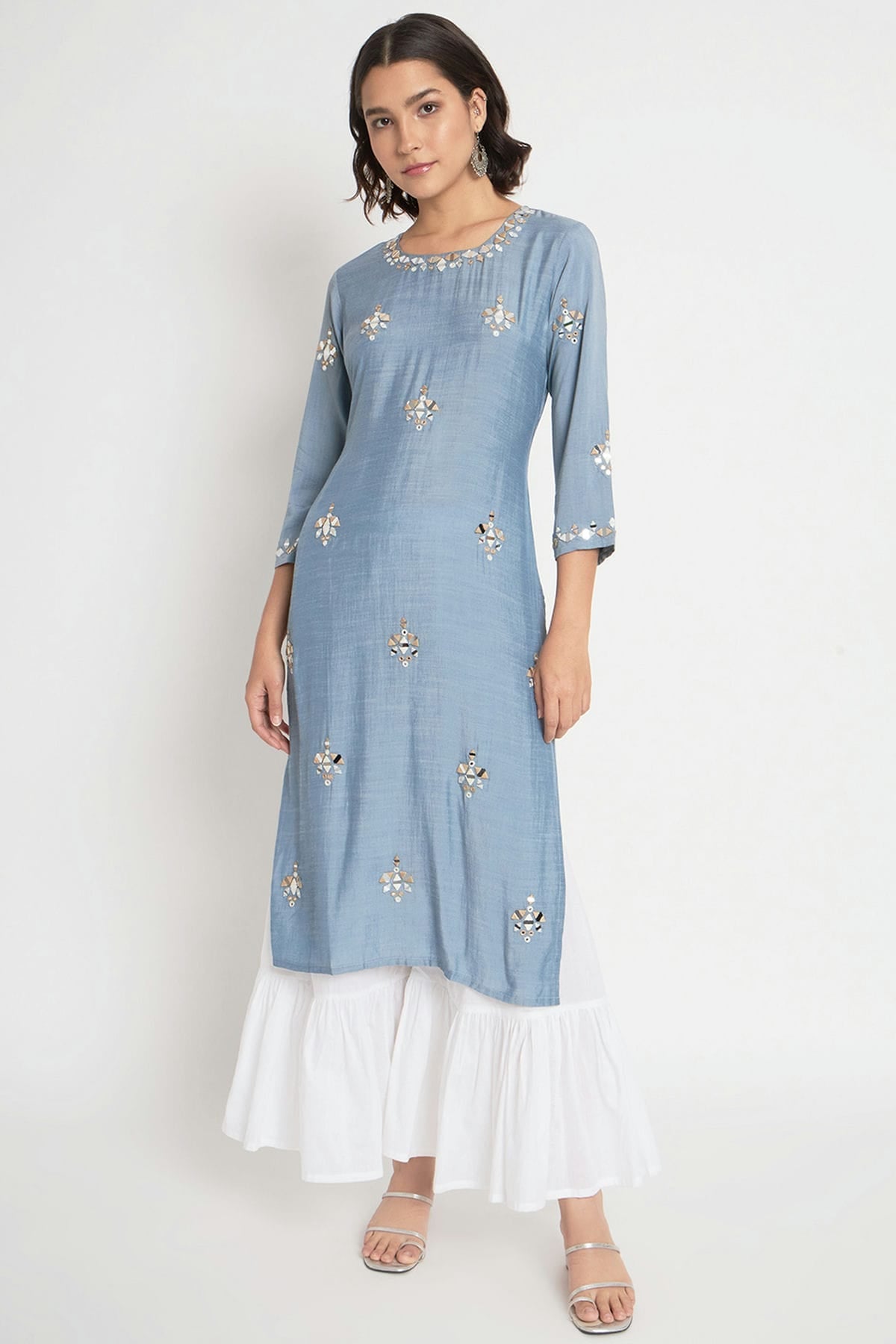 Blue-Colour-Stitched-Viscose-Top-and-Bottom-VSTP1112381