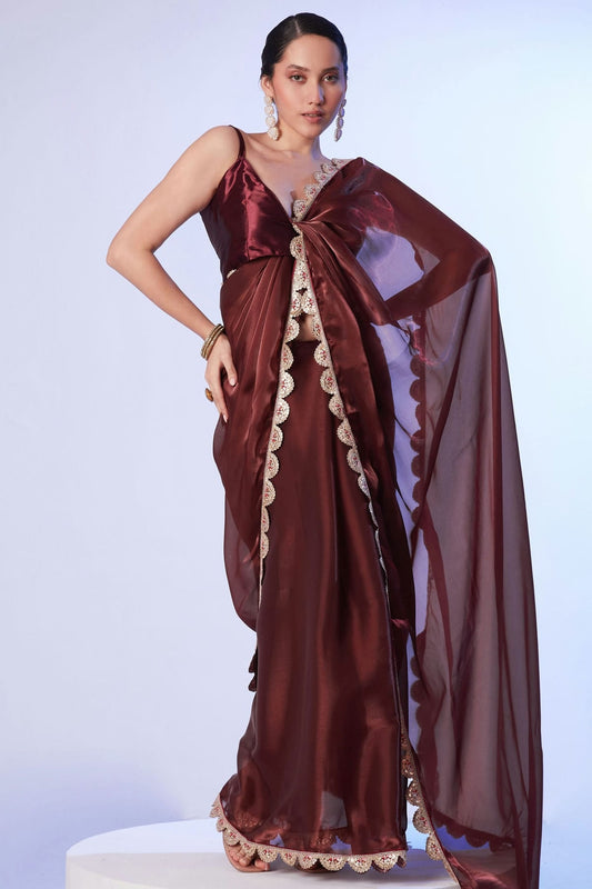 Brown-Colour--Satin-Designer-Saree-VSSD1112611