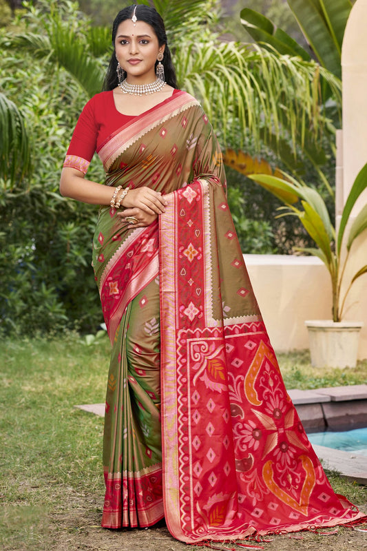 Brown-Colour-Woven-Work-Silk-Traditional-Saree-VSSD1103289