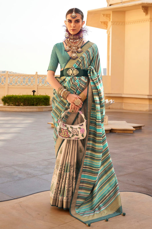 Green Colour Silk Saree