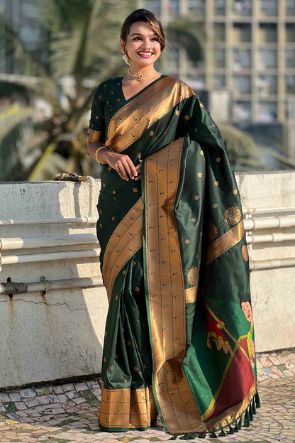 Green-Colour-Soft-Silk-Traditional-Saree-VSSD1112679