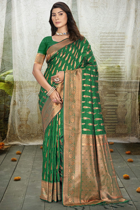 Green-Colour-Woven-Work-Silk-Traditional-Saree-VSSD1103329