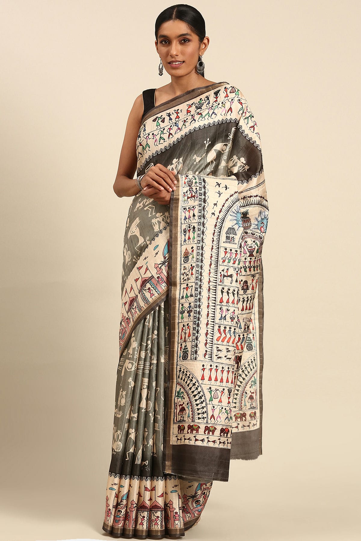 Grey-Colour-Printed-Cotton-Saree-VSSD1103198