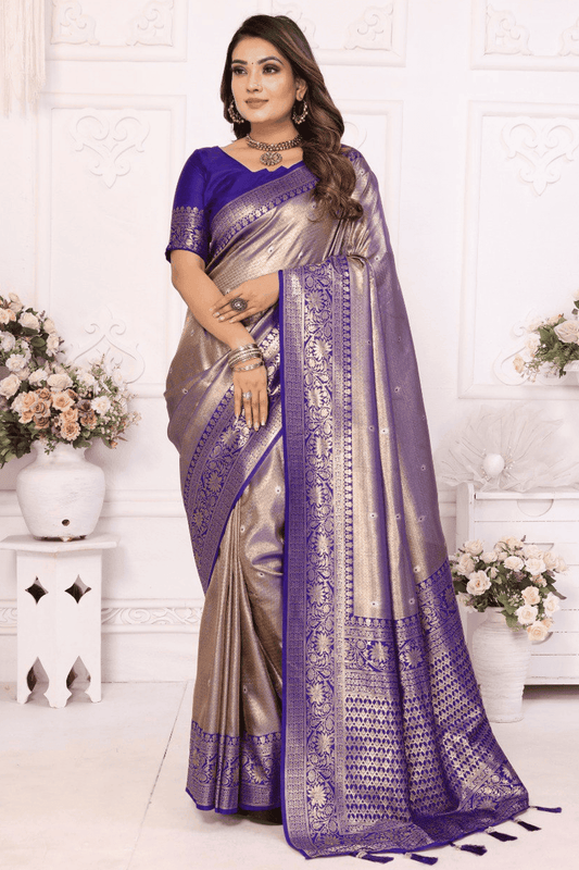 Grey-Colour-Woven-Work-Pure-Banarasi-Tissue-Silk-Traditional-Saree-VSSD1250248