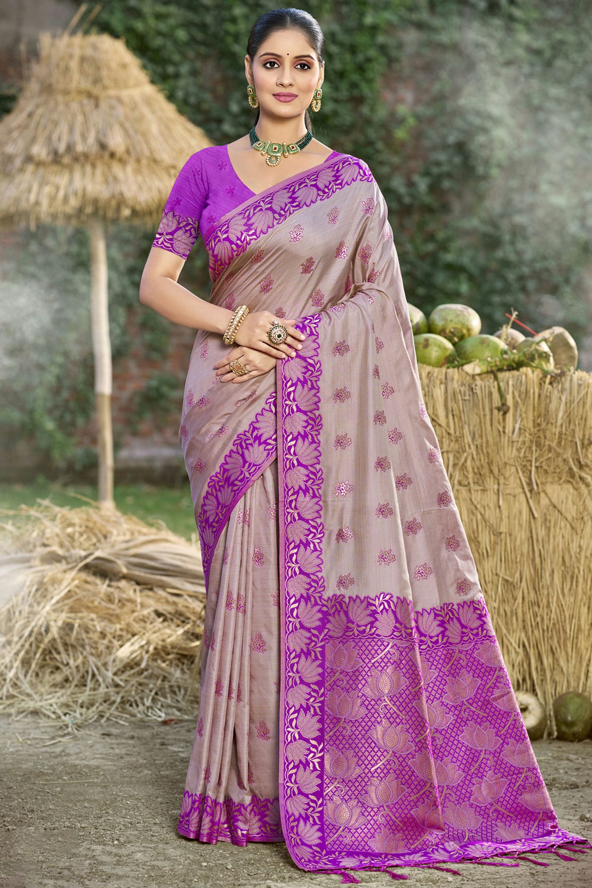 Grey-Colour-Woven-Work-Silk-Traditional-Saree-VSSD1103349