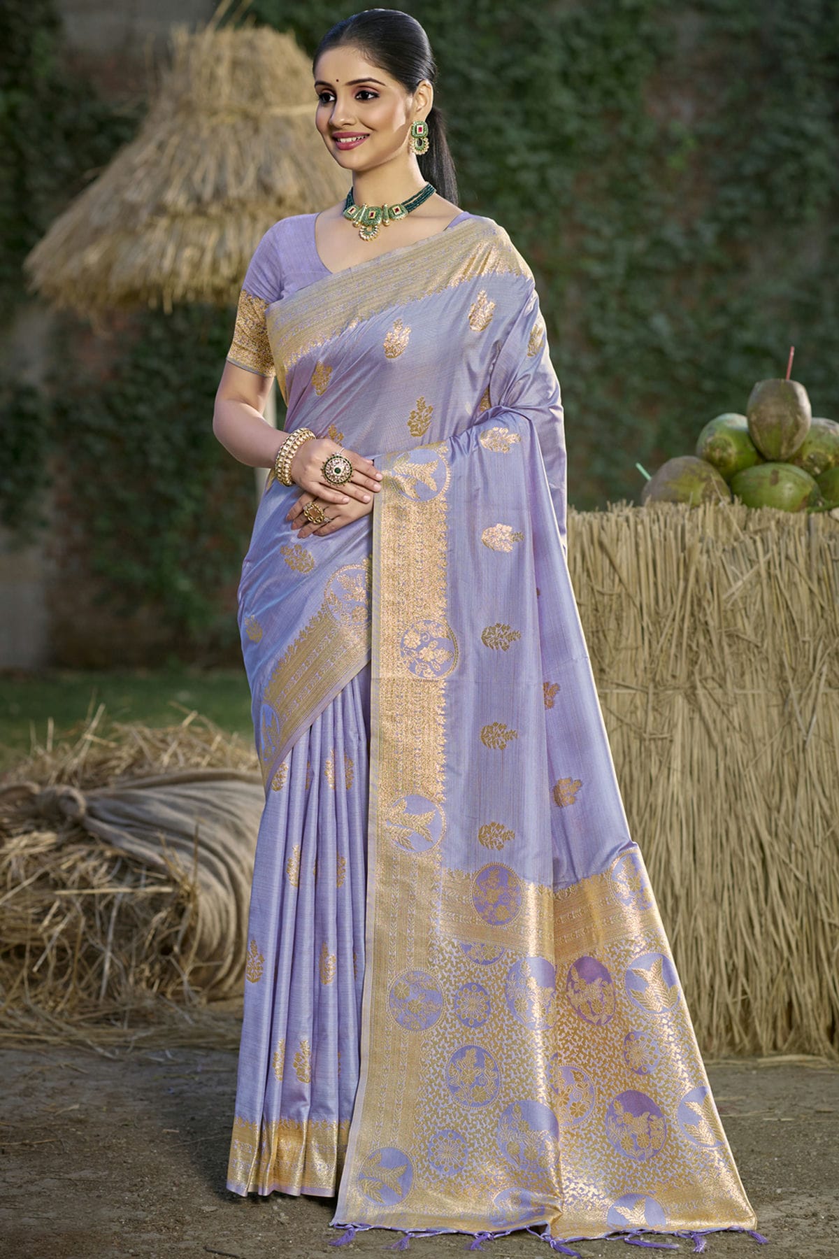 Lavender-Colour-Woven-Work-Silk-Traditional-Saree-VSSD1103344