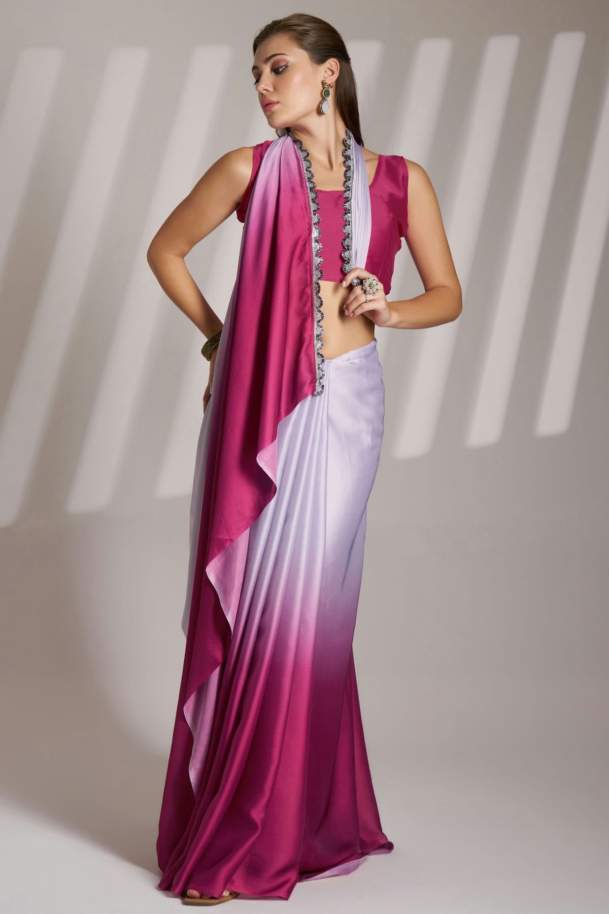 Lavender-and-Pink-Colour-Chinon-Saree-VSSD1112726