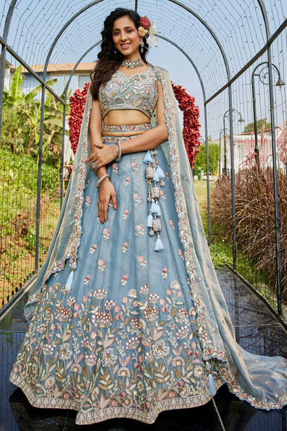 Light-Blue-Colour-Semi-Stitched-Net-Lehenga-Choli-VSLC1112552