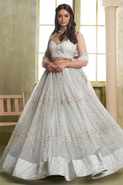 Light-Grey-Colour-Semi-Stitched-Butterfly-Net-Lehenga-Choli-VSLC1112527