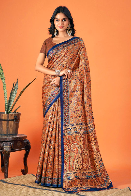 Multicolour Colour Pashmina Saree