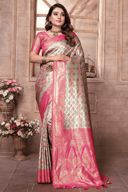 Multicolour-Woven-Work-Banarasi-Silk-Traditional-Saree-VSSD1250237