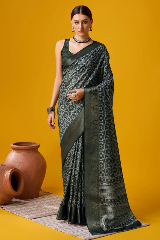 Multicolour Woven Work Cotton Saree