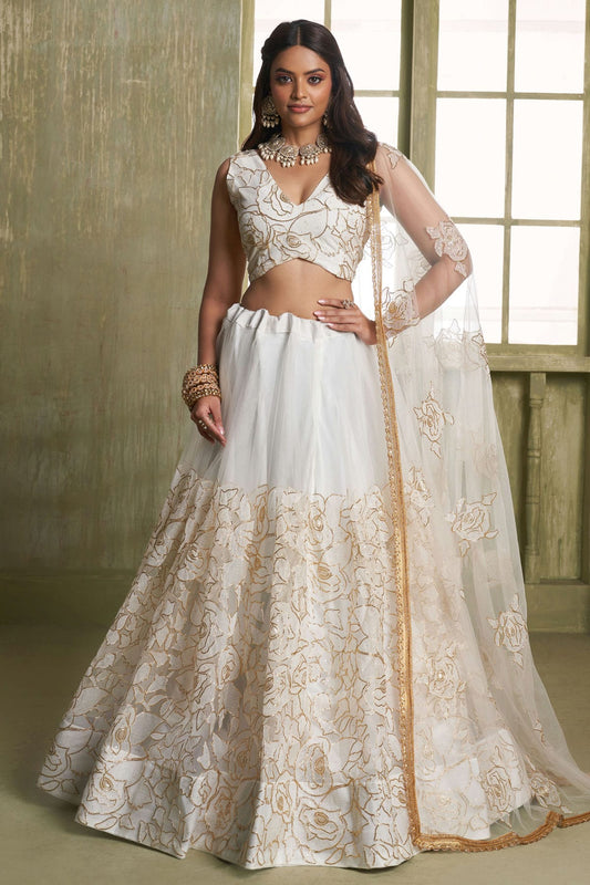 Off-White-Colour-Semi-Stitched-Butterfly-Net-Lehenga-Choli-VSLC1112529