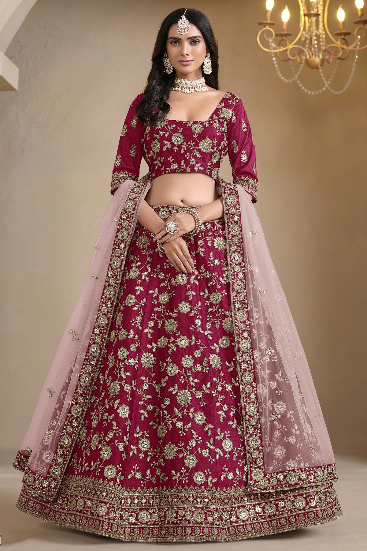 Pink-Colour-Art-Silk-Lehenga-Choli-VSLC1050690