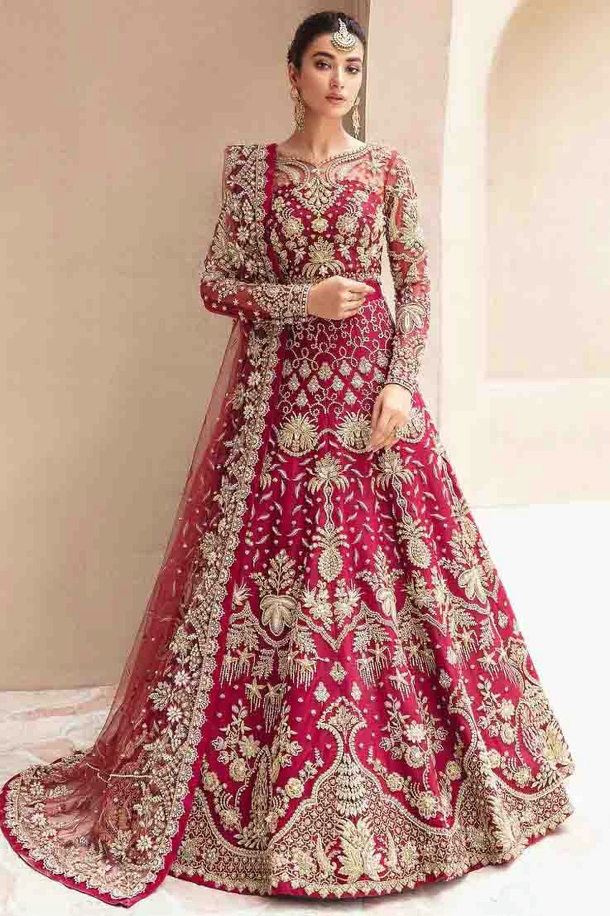 Pink Colour Semi Stitched Butterfly Net Anarkali Suit VSSM1140698