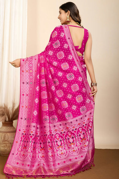 Pink Colour Soft Silk Traditional Saree VSSD1112696