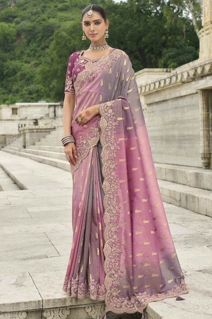 Pink-Colour-Viscose-Tissue-Silk-Designer-Saree-VSSD1112662