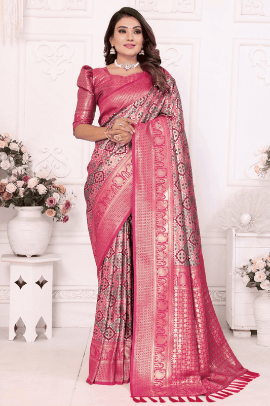 Pink-Colour-Woven-Work-Banarasi-Silk-Traditional-Saree-VSSD1250241