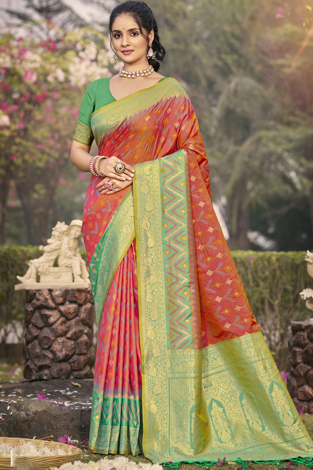 Pink-Colour-Woven-Work-Silk-Traditional-Saree-VSSD1103301