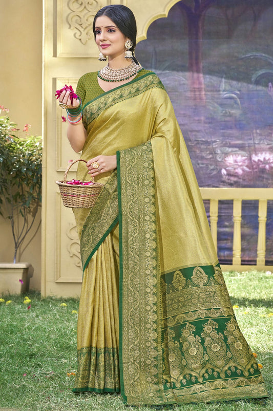 Pista-Green-Colour-Woven-Work-Banarasi-Silk-Traditional-Saree-VSSD1103332