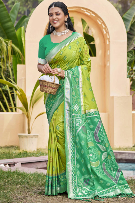 Pista-Green-Colour-Woven-Work-Silk-Traditional-Saree-VSSD1103288