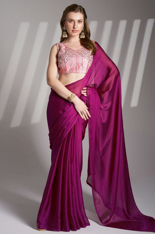 Purple-Colour-Chiffon-Saree-VSSD1112766