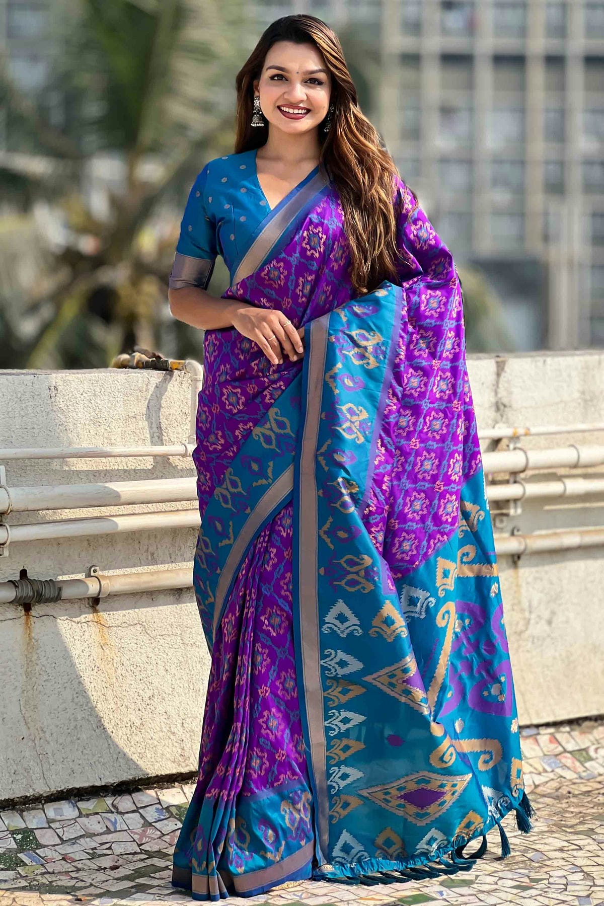 Purple-Colour-Patola-Silk-Traditional-Saree-VSSD1112673