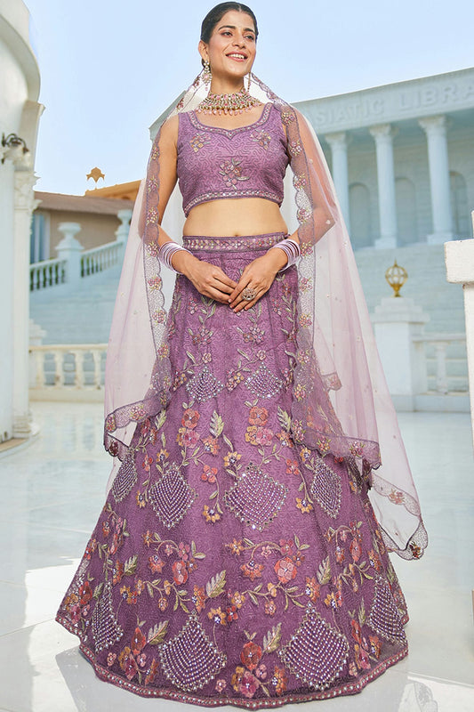 Purple-Colour-Semi-Stitched-Net-Lehenga-Choli-VSLC1112535