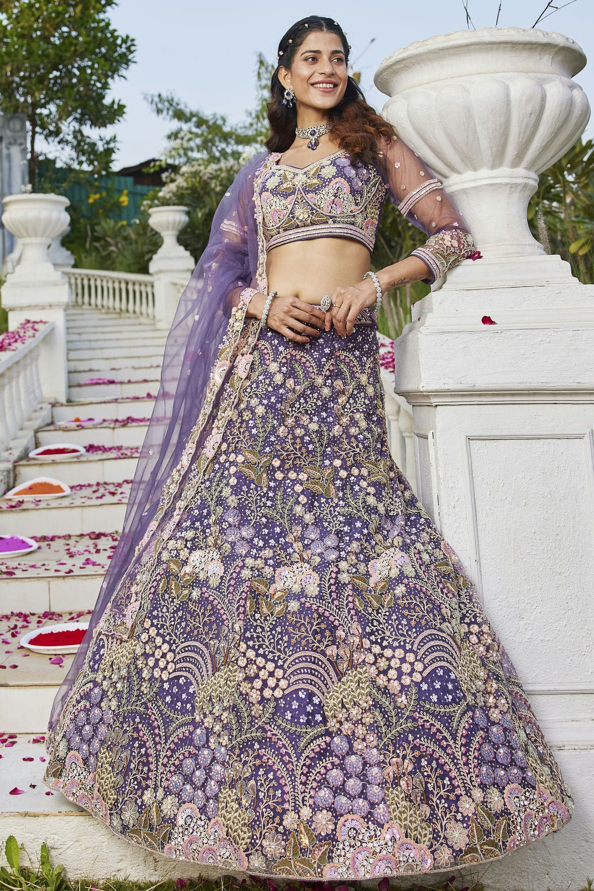 Purple-Colour-Semi-Stitched-Net-Lehenga-Choli-VSLC1112546