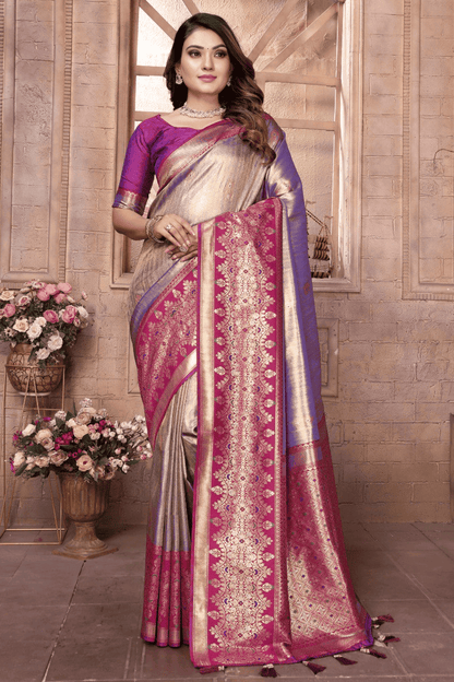 Purple-Colour-Woven-Work-Pure-Banarasi-Tissue-Silk-Traditional-Saree-VSSD1250289