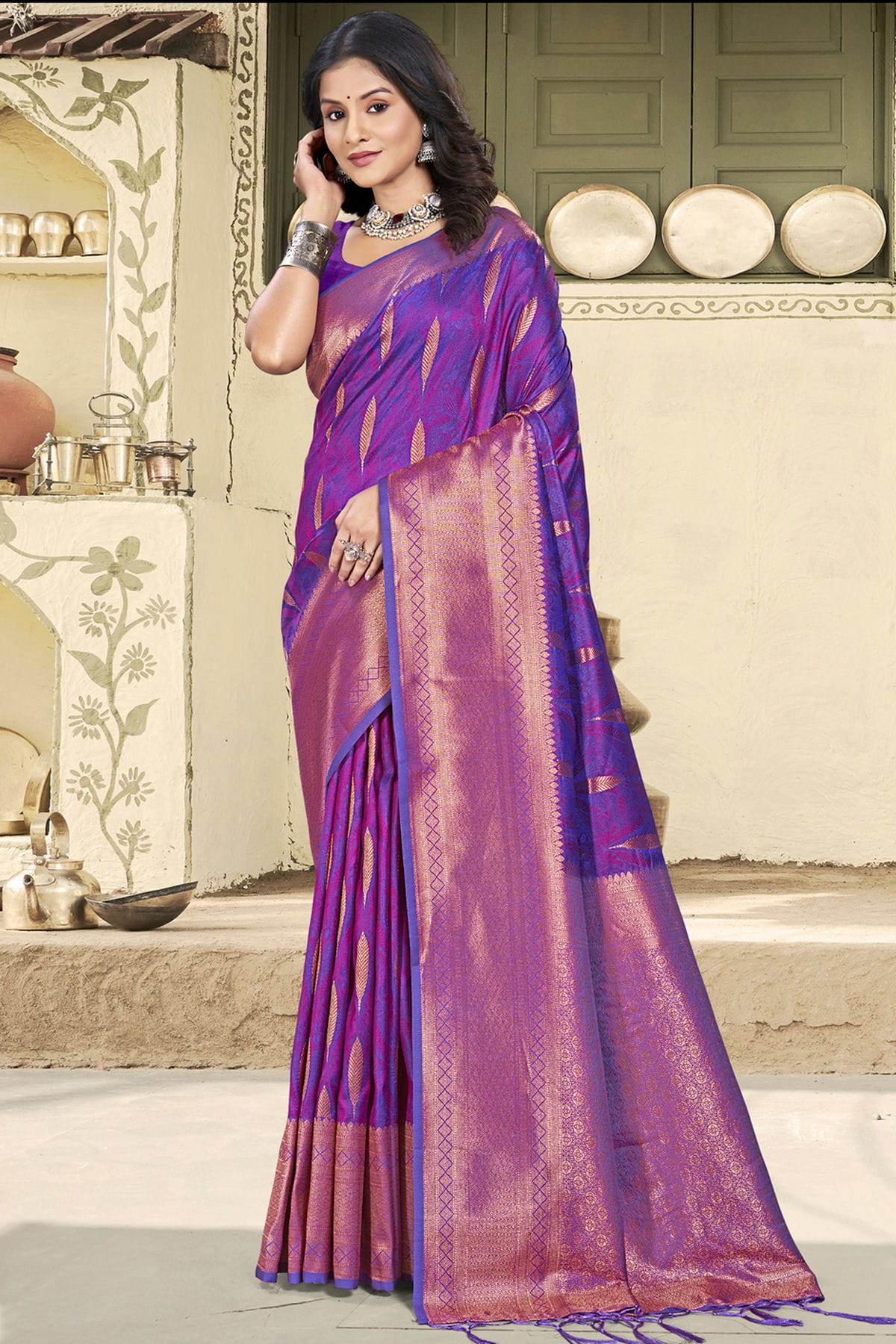 Purple-Colour-Woven-Work-Silk-Traditional-Saree-VSSD1103355