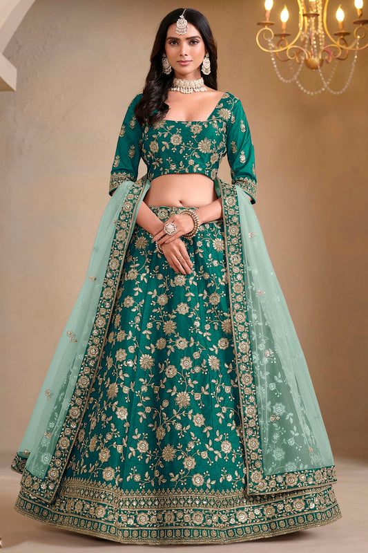 Rama-Green-Colour-Art-Silk-Lehenga-Choli-VSLC1050687