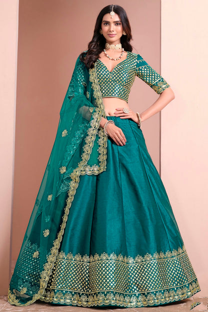 Rama-Green-Colour-Art-Silk-Lehenga-Choli-VSLC1050691