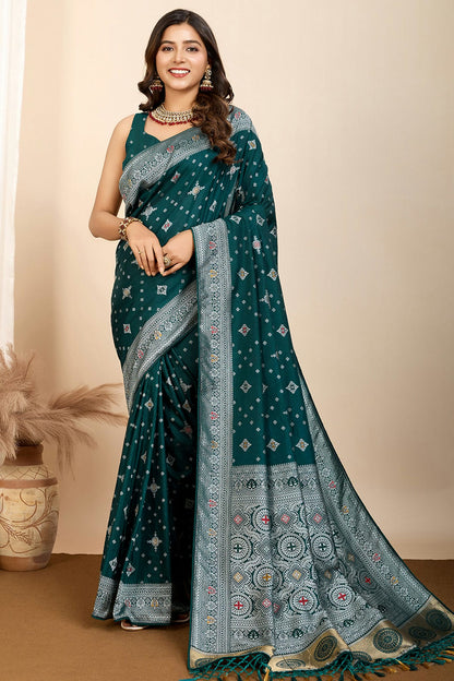 Rama-Green-Colour-Soft-Silk-Traditional-Saree-VSSD1112700