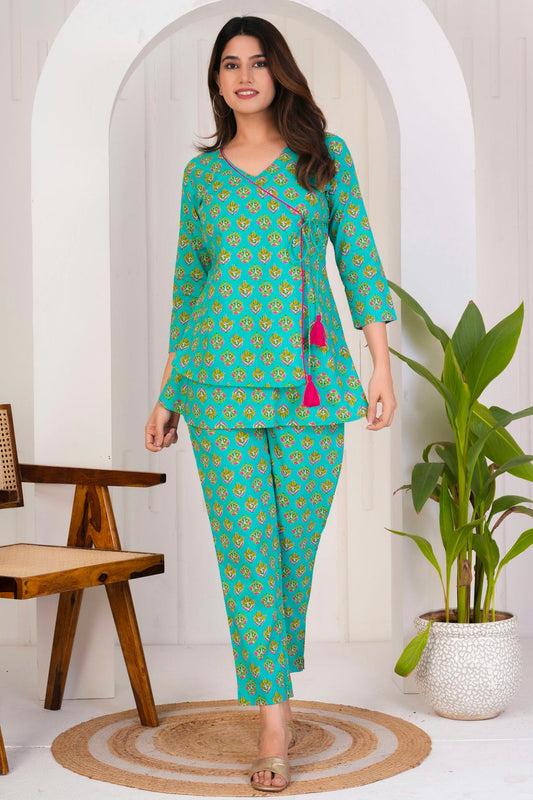 Rama-Green-Colour-Stitched-Cotton-Co-Ord-Set-VSTP1112402