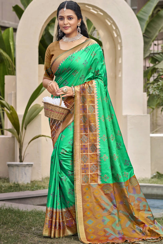 Rama-Green-Colour-Woven-Work-Silk-Traditional-Saree-VSSD1103271