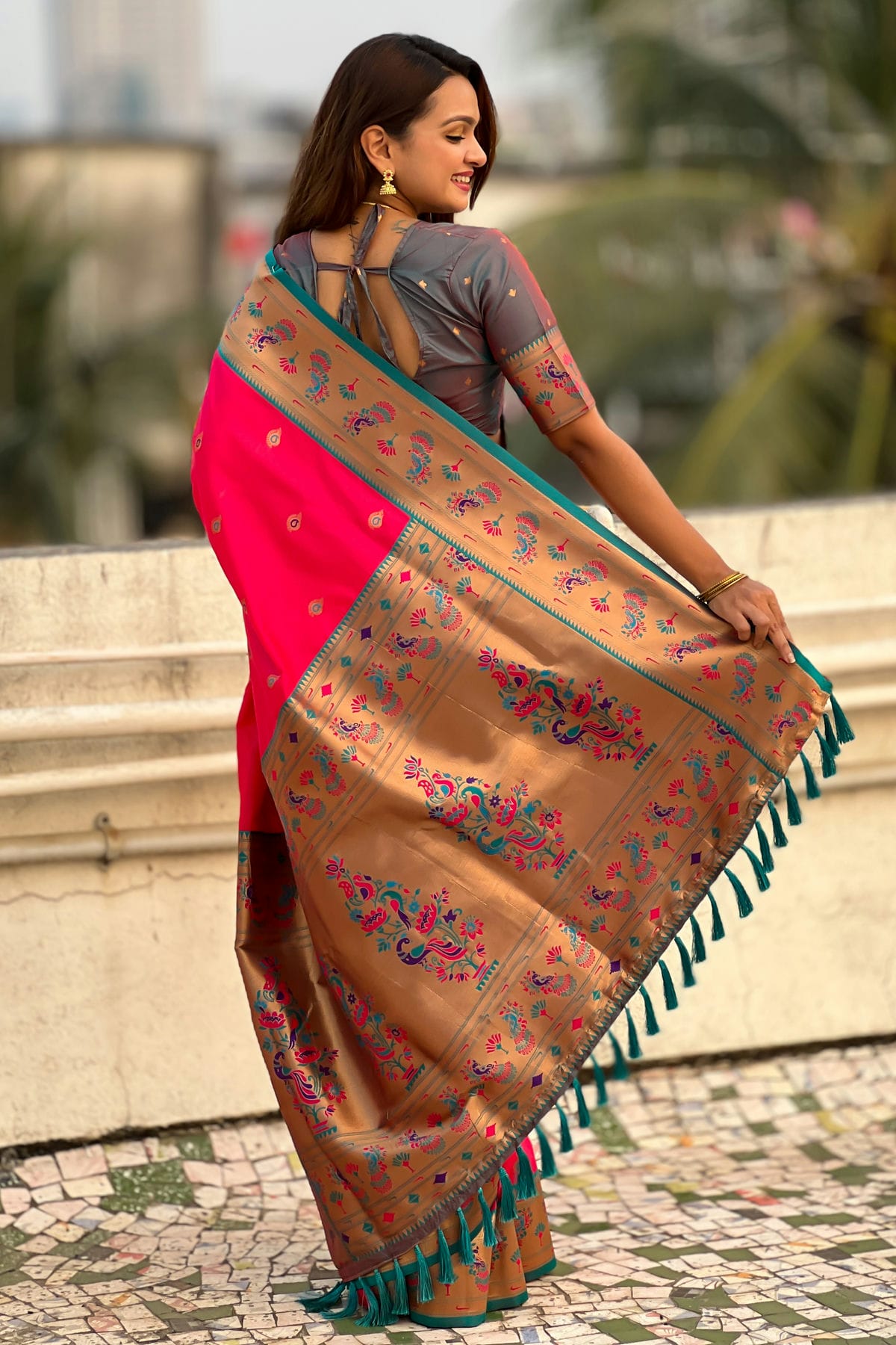 Red Colour Soft Silk Traditional Saree