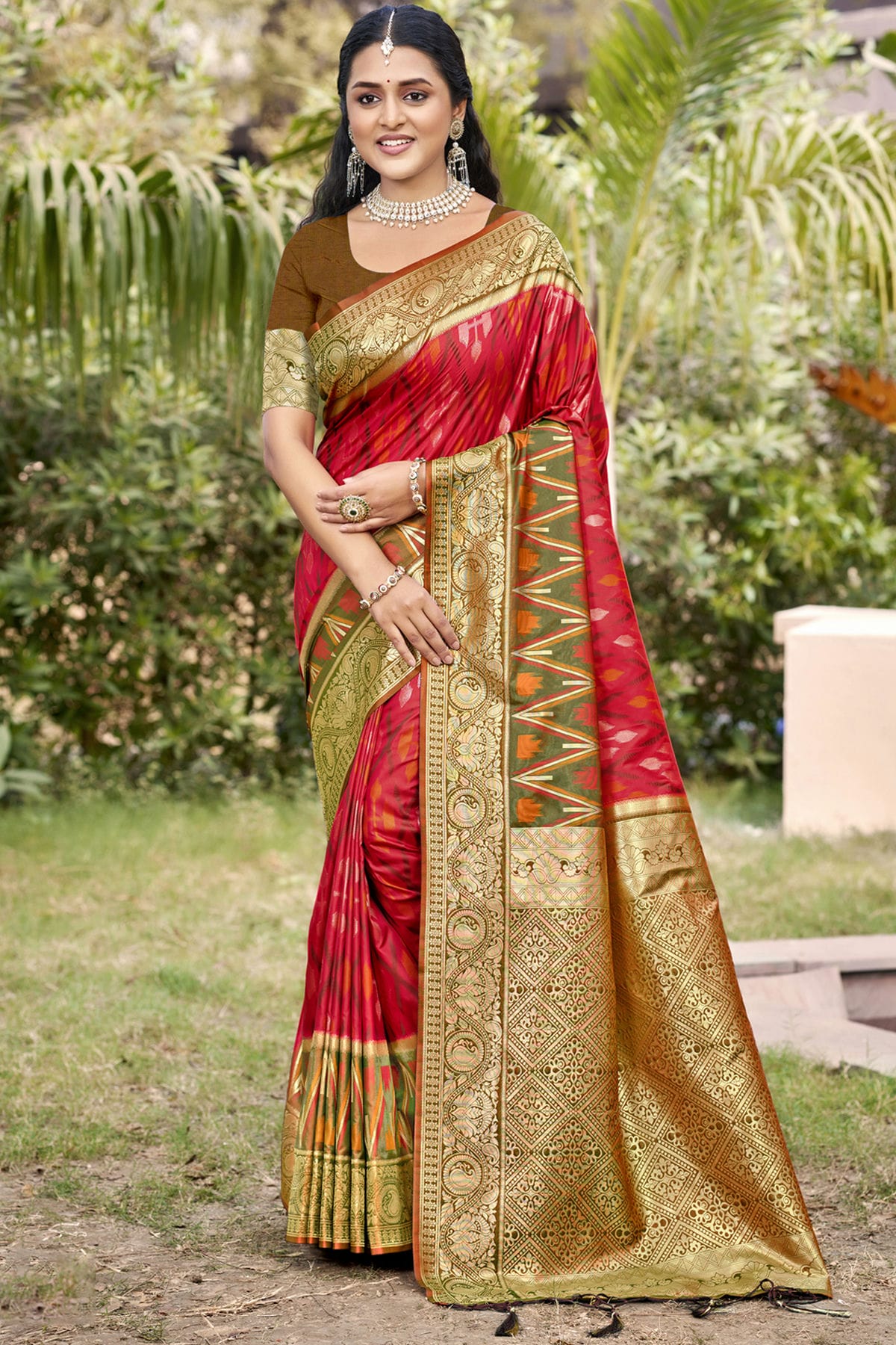 Red-Colour-Woven-Work-Silk-Traditional-Saree-VSSD1103282