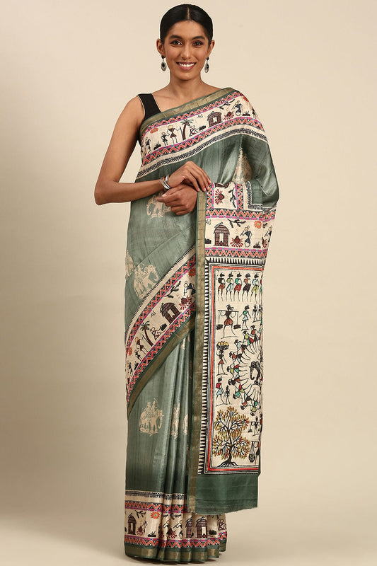 Sea-Green-Colour-Printed-Cotton-Saree-VSSD1103201