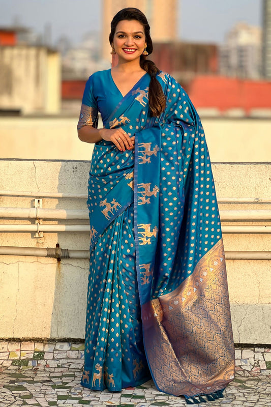 Sky-Blue-Colour-Soft-Silk-Traditional-Saree-VSSD1112651