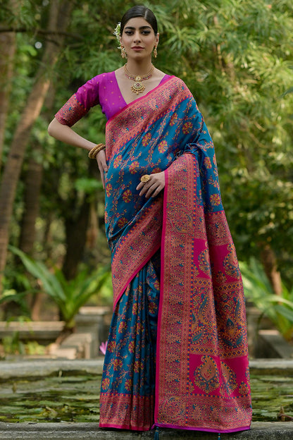 Sky-Blue-Colour-Woven-Work-Pashmina-Silk-Saree-VSSD1260028