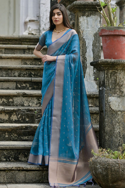 Sky-Blue-Colour-Woven-Work-Soft-Tussar-Silk-Saree-VSSD1260020